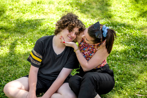istock Young family having fun outdoors 1402108815
