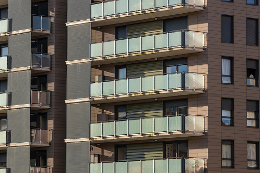 apartment building in the city of bilbao