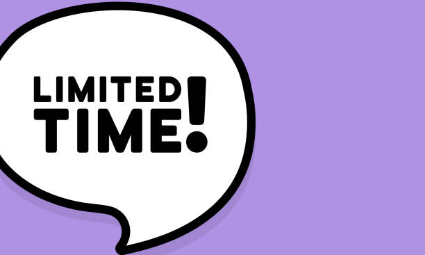 istock Speech bubble with Limited time text. Business concept. Boom retro comic style. Pop art style. Vector line icon for Business and Advertising 1402126368