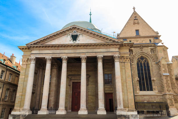 istock St. Peter's Cathedral in Geneva, Switzerland 1402128034