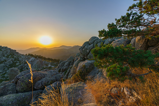 The 7 Peaks are a part of the Sierra de Guadarrama in Madrid