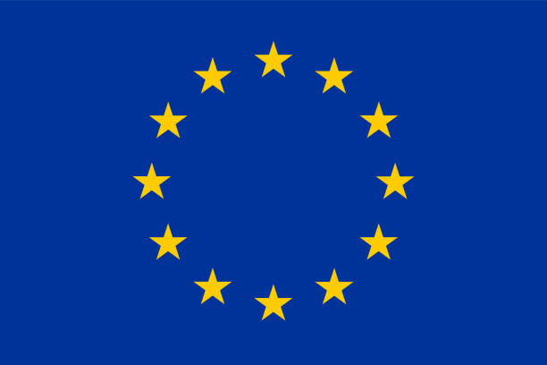 flag of the european union - 歐盟旗 幅插畫檔、美工圖案、卡通及圖標