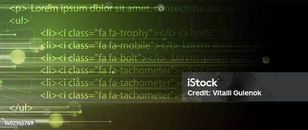 Software Development Abstract Technology Code And Script Background ...