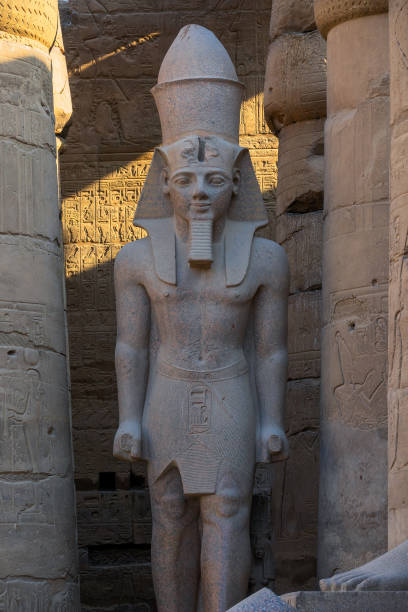 istock Statue of Pharaoh in Luxor temple 1402147736