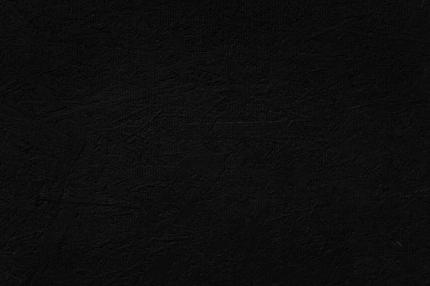 istock Black Wooden Surface Texture Background. Painted Black Plywood Rough Surface. 1402156225