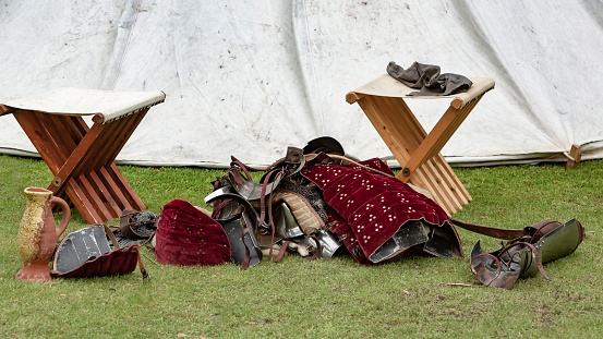 Medieval Camping & Weaponry.