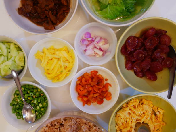 istock kao kluk gapi, Thai food ingredients 1402160047