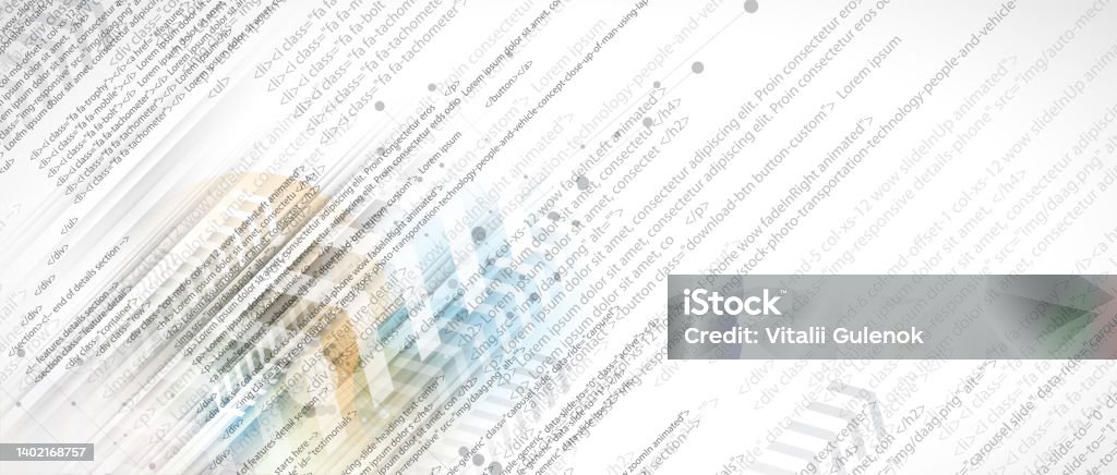 Software Development Abstract Technology Code And Script Background ...