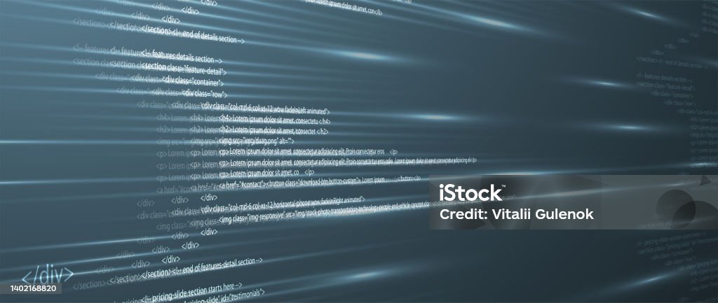 Software Development Abstract Technology Code And Script Background ...