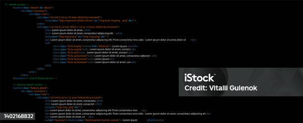 Software Development Abstract Technology Code And Script Background ...