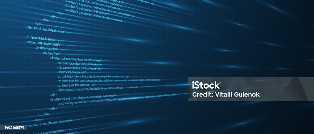 Software Development Abstract Technology Code And Script Background ...