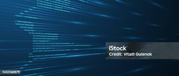 Software Development Abstract Technology Code And Script Background ...