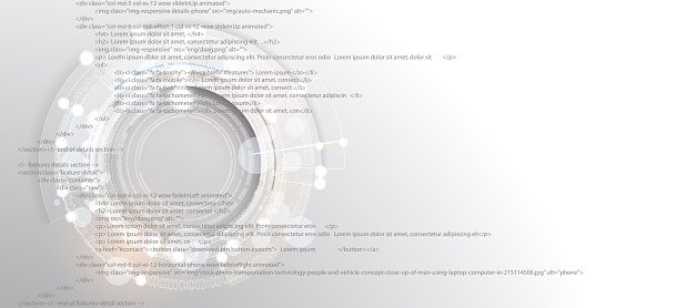 Software Development Abstract Technology Code And Script Background ...