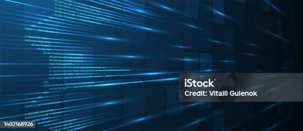 Software Development Abstract Technology Code And Script Background ...