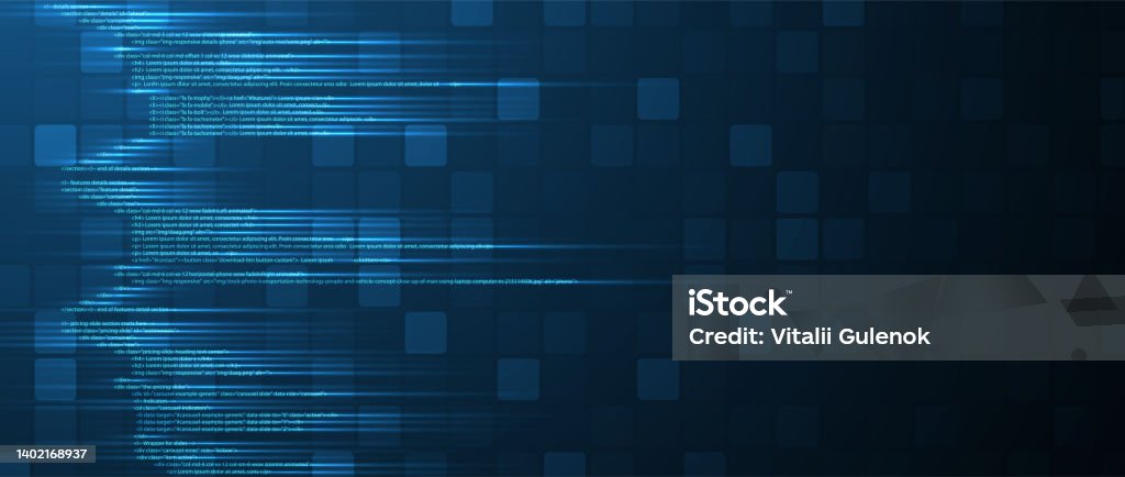 Software Development Abstract Technology Code And Script Background ...