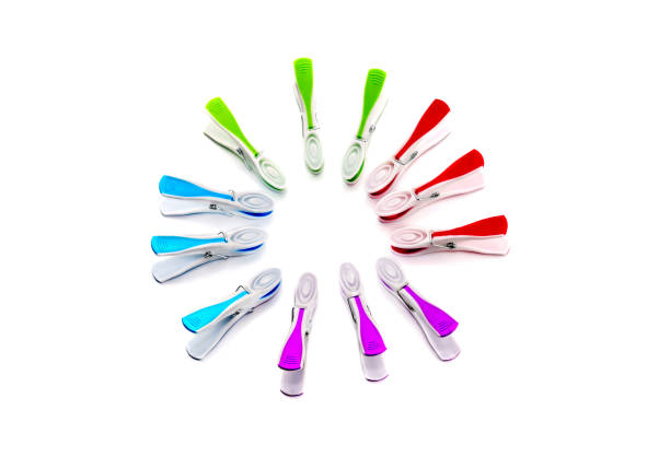 istock Set of colour clothespins 1402170871
