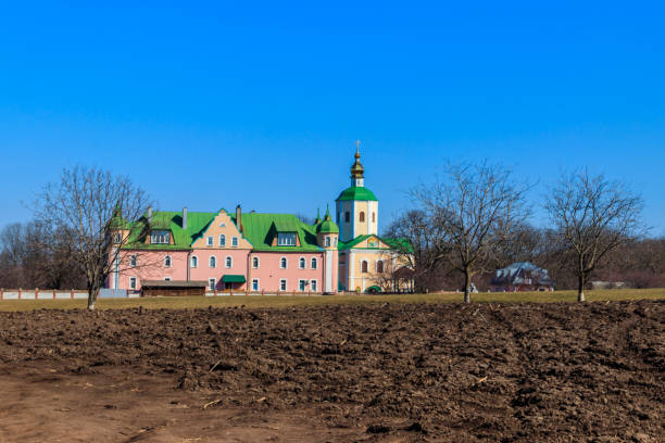 istock Holy Trinity Motroninsky convent in Kholodny Yar, Ukraine 1402171953