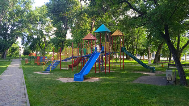 istock City Park. Playground 1402177210