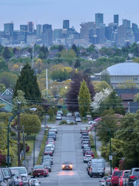 istock A Quiet Street and Skyline in Vancouver 1402182738