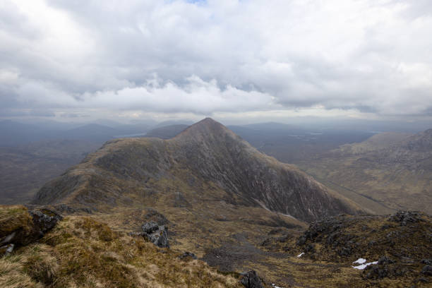 escursioni a buachaille etive mor a glencoe nelle highlands scozzesi - munros foto e immagini stock