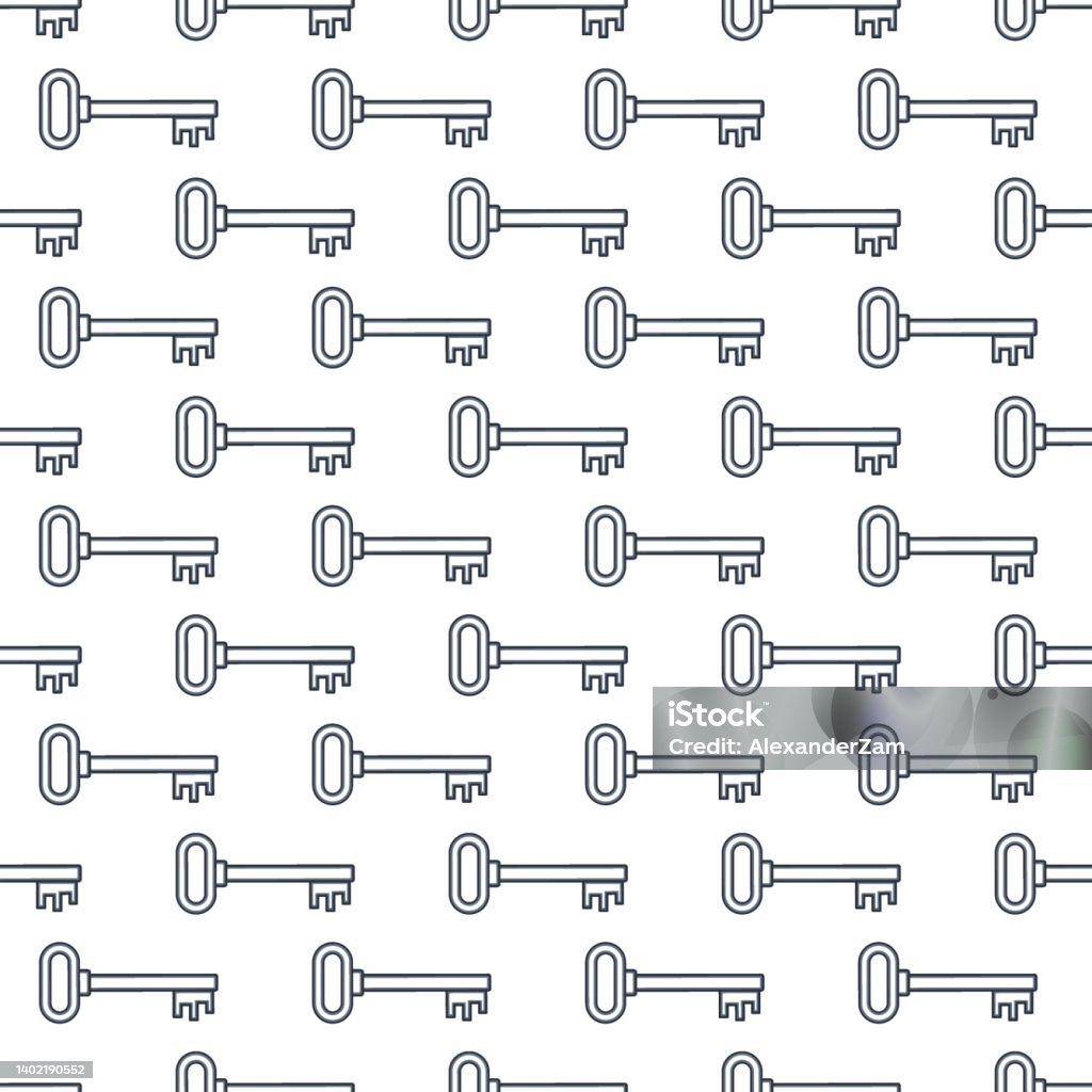 Lock Pattern Sample Lock Key Pattern Stock Illustration - Download Image Now ...