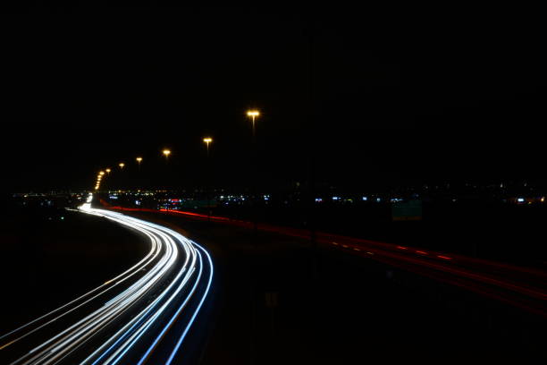 istock The Queen Elizabeth II Highway at Night (3) 1402193434