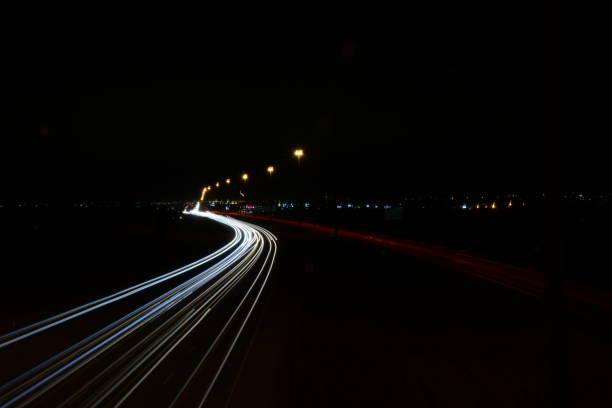 istock The Queen Elizabeth II Highway at Night (2) 1402193436