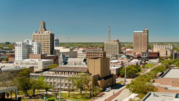 istock Aerial View of Downtown Beaumont, Texas 1402199940