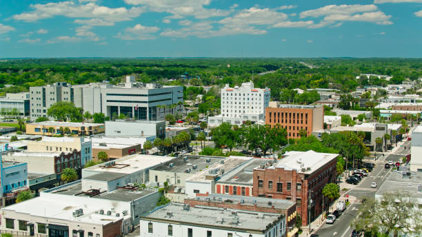 istock Drone Shot of Downtown Ocala, FL 1402201554