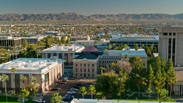 istock Aerial Shot of Arizona State Capitol Complex 1402208112