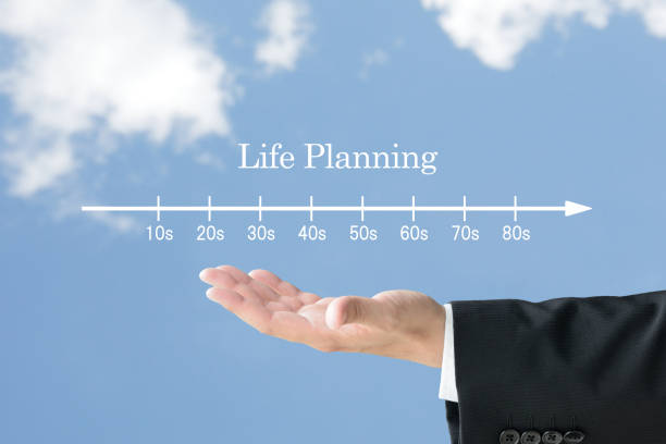 istock Business man thinking about life planning images 1402210566