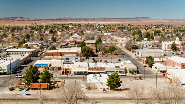 istock Historic Downtown Buildings in Alpine, Texas 1402214510