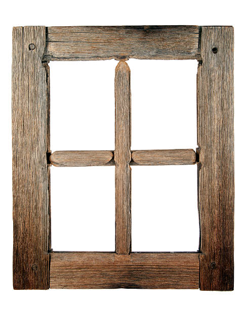 istock Very old grunged wooden window 140222054