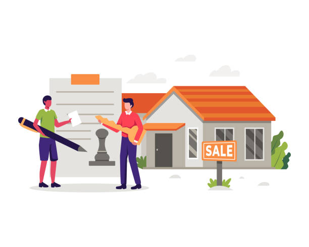 istock Buy or rent real estate illustration 1402221715