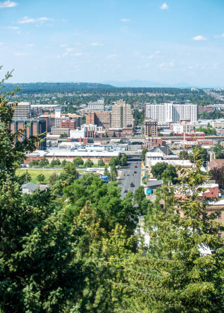 istock Spokane washington city skyline and streets 1402223298