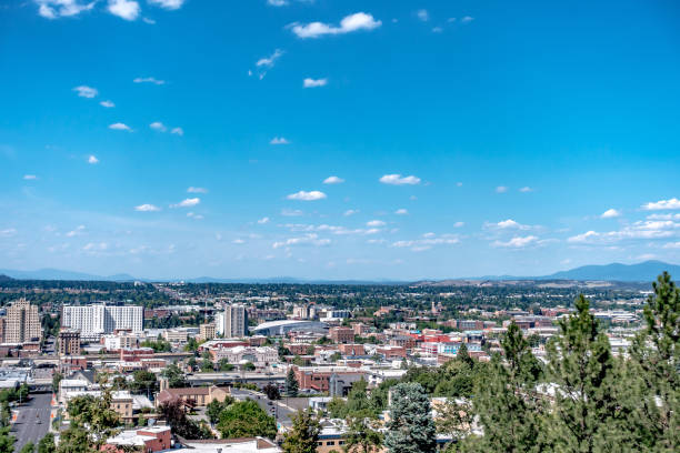 istock Spokane washington city skyline and streets 1402223473