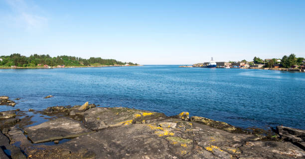 Hafrsfjord entry bay between Tananger and Kvernevik