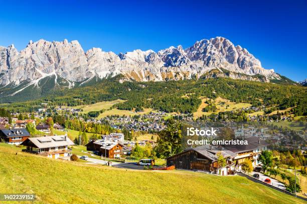 Cortina Dampezzo Italy Sesto Dolomites Mountain Range Alps In South Tyrol Stock Photo - Download Image Now