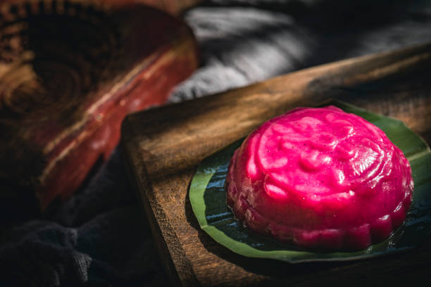 Chinese traditional pastry，Vegan Red Pasta