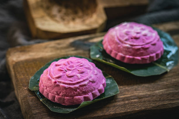 Chinese traditional pastry, Red Pasta in Fujian, China