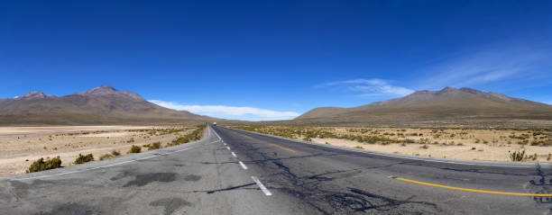 istock Road on altiplano in Patahuasi, Peru 1402242820