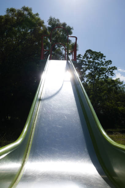 istock A park with a playground and a baseball field. 1402247778