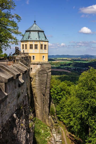 Germany - May 20, 2022: Castle Koenigstein. Saxon Switzerland