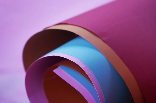 istock Colorful manila paper rolls 1402274341
