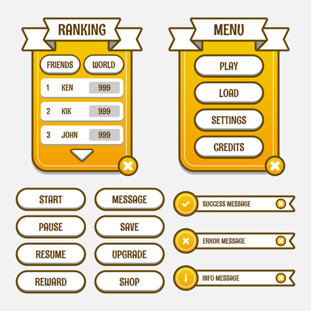 7,600+ Game Window Stock Illustrations, Royalty-Free Vector Graphics ...
