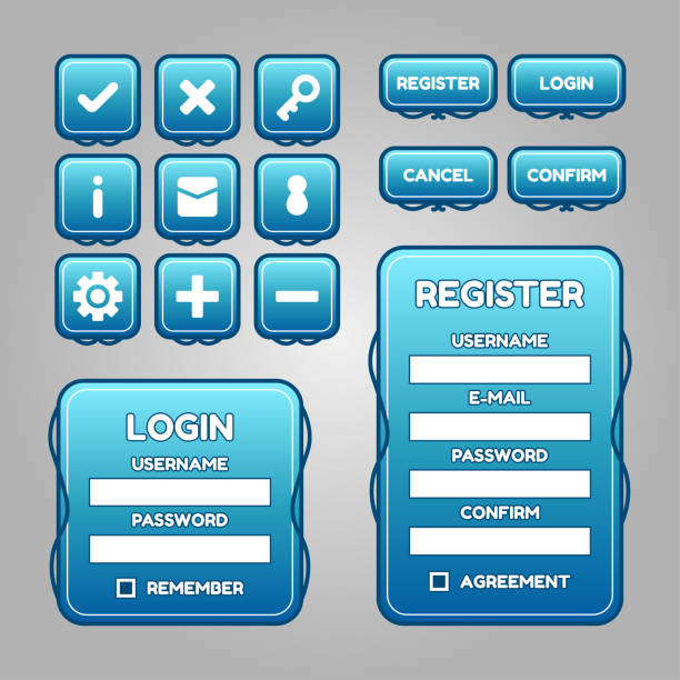 Login Types Graphics 260+ Colorful Login Page Ui Stock Illustrations, Royalty-Free Vector ...