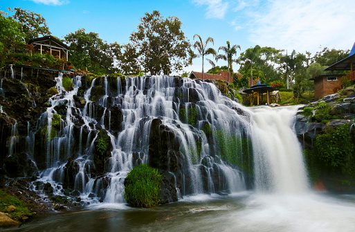 Niagara mini waterfall in Bondowoso city