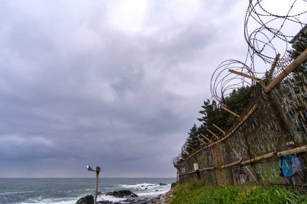istock South Korea's iron fence during a ceasefire 1402277262