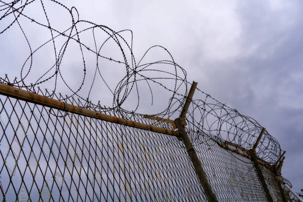 istock South Korea's iron fence during a ceasefire 1402277276