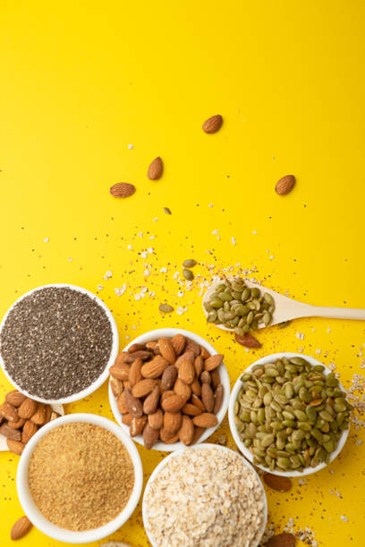 istock Assortment of seeds bowl 1402278946